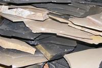 picture of Black Slate Rock 50 lb Box                                                                            